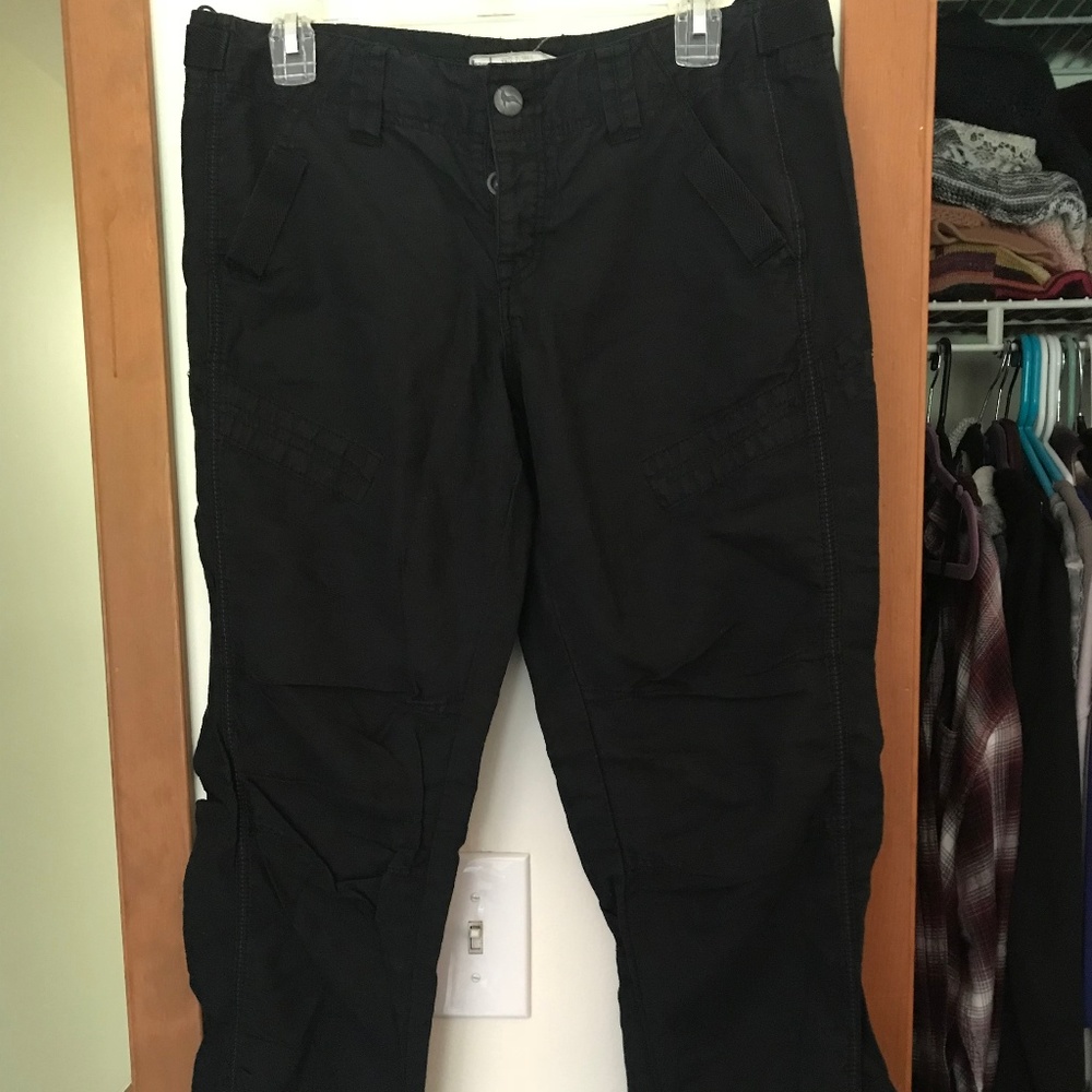 Free People Linen Blend Cargo Pants